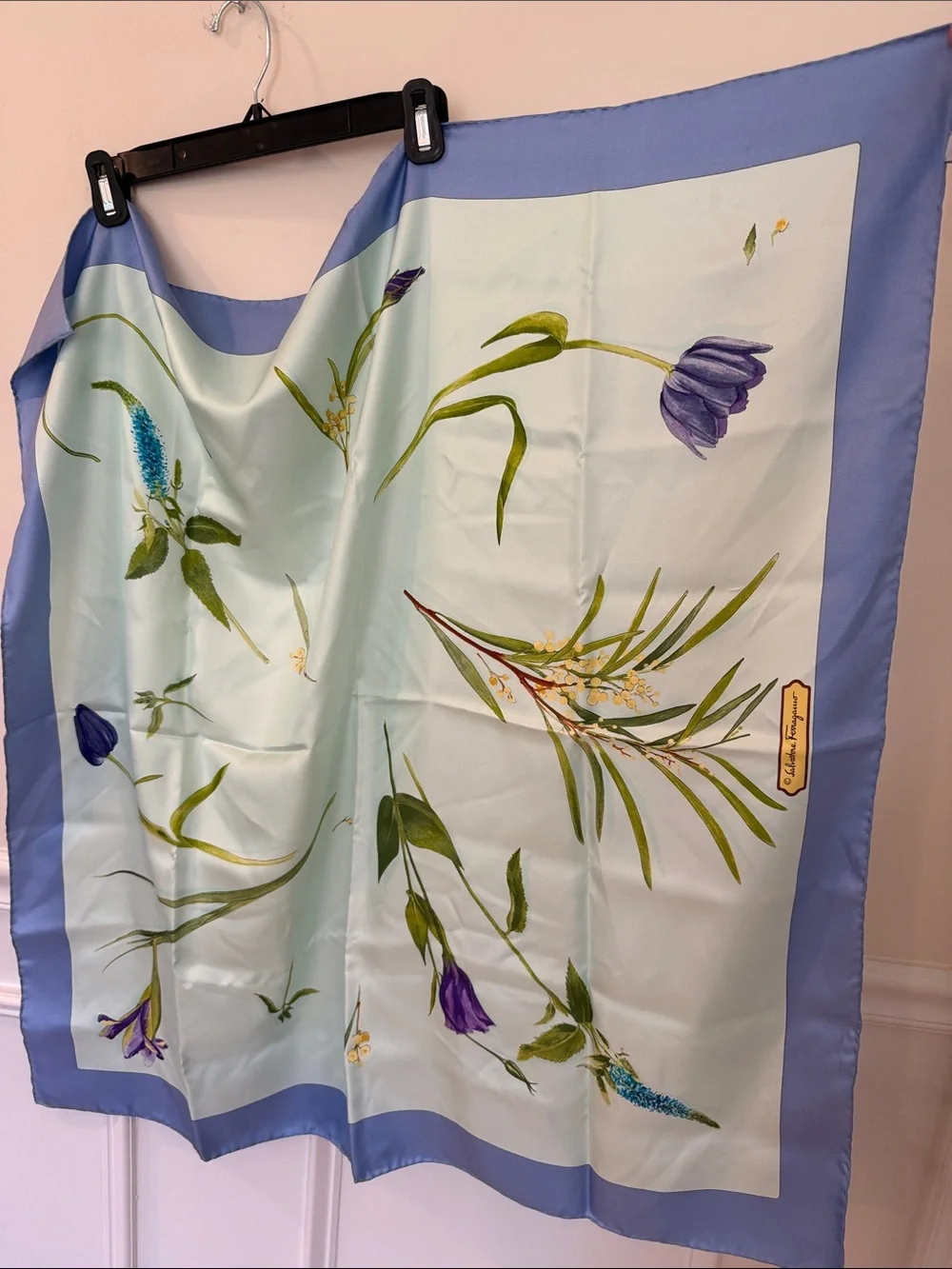 Salvatore Ferragamo Silk Floral Scarf